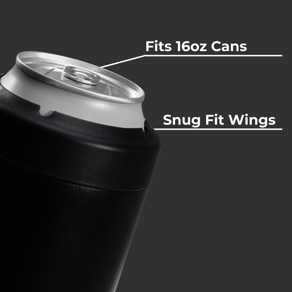 Can Cooler 16oz - Black