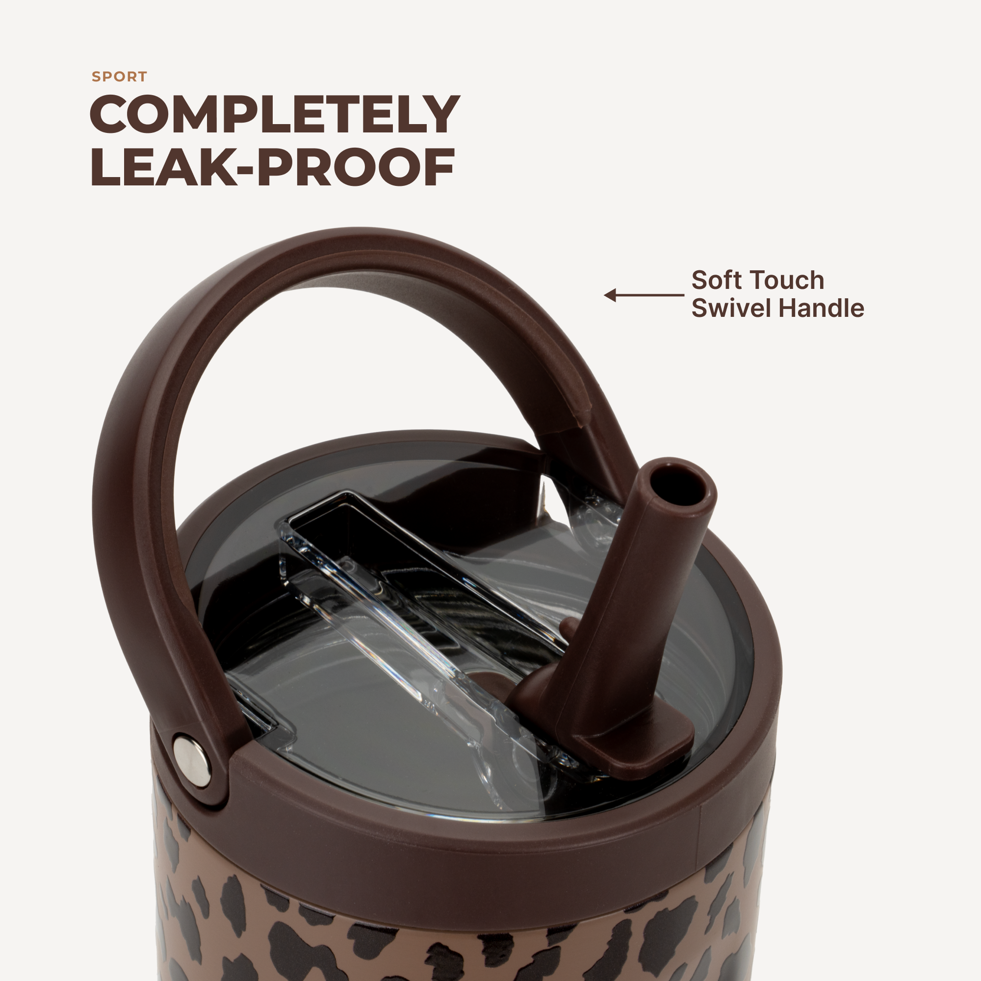 Sport 20oz - Brown Leopard